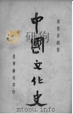 中国文化史（1935 PDF版）