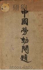 中国劳动问题   1926  PDF电子版封面    唐海著 