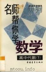 名师帮你学数学  高中代数  下   1994  PDF电子版封面  7500616112  陈振宜等编著 