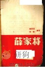 薛家将   1999  PDF电子版封面    陈凤芸，刘琳编 