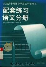 北京大三附属中学高三学生用书  牌套练习语文分册（1997 PDF版）