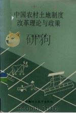 中国农村土地制度改革理论与政策（1994 PDF版）