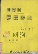 计算机病毒大全  下   1992  PDF电子版封面    刘钢编译 