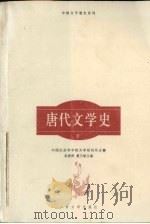 唐代文学史  下   1995.12  PDF电子版封面    吴庚舜，董乃斌编著 