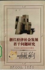 浙江经济社会发展若干问题研究   1999  PDF电子版封面  7213019708  盛世豪等著 