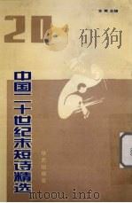 中国二十世纪末短诗精选   1993  PDF电子版封面  7800399028  含笑主编 