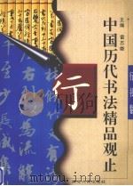 中国历代书法精品观止  行书卷   1996  PDF电子版封面  7216019776  雷志雄主编 