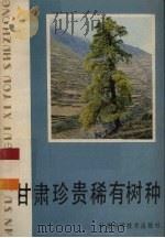 甘肃珍贵稀有树种   1987  PDF电子版封面  7542400142  甘肃省林业厅编 