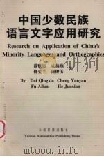 中国少数民族语言文字应用研究（1999 PDF版）