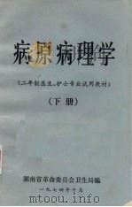 病原病理学  下   1974  PDF电子版封面    湖南省革命委员会卫生局编 