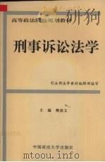 刑事诉讼学   1996  PDF电子版封面  7562015120  樊崇义编 
