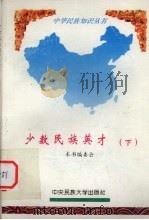 少数民族英才  下   1994  PDF电子版封面  7810019732  本书编委会编 