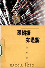 孙绍振如是说（1994.05 PDF版）