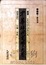 中华现代文学大系  台湾1970-1989  诗卷  1（1989 PDF版）