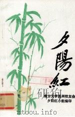 夕阳红   1999  PDF电子版封面    陈松耀编 