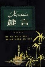 箴言  阿汉对照     PDF电子版封面    （埃及）伊本·勒·厚哲尔编；（中国）穆罕默德·艾敏·马恩信译 