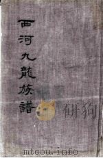 西河九龙族谱   1933  PDF电子版封面    （清）林捷云重修 