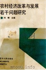 农村经济改革与发展若干问题研究   1992  PDF电子版封面  7205022185  刘朝编 