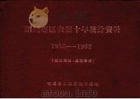 昭通专区农业十年统计资料  1952-1962     PDF电子版封面    昭通专员公署名统计局编 