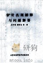 审计名词解释与问题解答   1984  PDF电子版封面    王中信，郭晋龙，李莉编著 