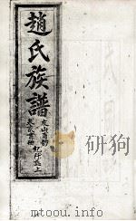 赵氏族谱  卷2书册     PDF电子版封面     