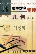 几何  第1册   1999  PDF电子版封面  7533824148  陈远志编写 
