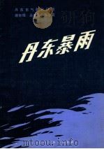 丹东暴雨   1985  PDF电子版封面    谢世俊，丛安佐，张心有著 