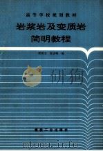 岩浆岩及变质岩简明教程   1994  PDF电子版封面  7502009035  贾炳文，黄志明编 