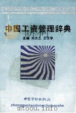 中国工资管理辞典   1996  PDF电子版封面  7504518581  刘杰三，王文华主编 