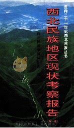 西北民族地区现状考察报告  第1集   1996  PDF电子版封面  7542104519  西北民族学院科研处编 