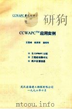 CCWAPC（TM）应用实例   1996  PDF电子版封面    王雪峰，杨燕军，潘榕明 