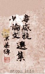 孝威抗战论文选集   1928  PDF电子版封面    陈孝威著 