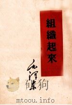 组织起来   1953  PDF电子版封面  1001·181  毛泽东著 