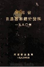 河南省农垦基本统计资料  1980年   1982  PDF电子版封面    河南省农垦局编 