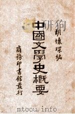 中国文学史概要   1935  PDF电子版封面    胡怀琛编著 