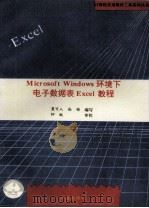 Microsoft Windows环境下电子数据表Excel教程   1993  PDF电子版封面  7507707571  莫可人，尚琼编写 