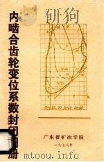 内啮合齿轮变位系数封闭图册（1987 PDF版）