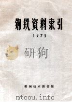钢铁资料索引   1981  PDF电子版封面    鞍山钢铁公司技术图书馆编 