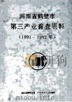 河南省鹤壁市第三产业普查资料汇编  1991-1992（1995 PDF版）
