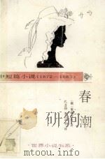 春潮  中短篇小说  1872-1883   1994  PDF电子版封面  7543422352  （俄）屠格涅夫著；沈念驹，宋昌中等译 