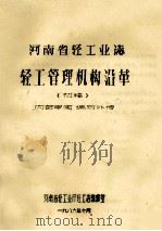 河南省轻工业志轻工管理机构沿革  初稿（1986 PDF版）