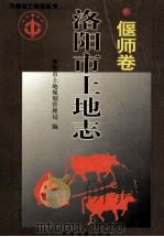 洛阳市土地志  偃师卷   1999  PDF电子版封面  7534817617  段志军主编；胡清铎，李朝宗，郭新升副主编；河南省偃师市土地规 