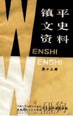 镇平文史资料  第13辑   1995  PDF电子版封面    中国人民政治协商会议镇平县委员会文史资料委员会选编；闻国栋主 