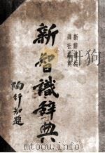 新智识辞典   1936  PDF电子版封面    新辞书编译社编辑 