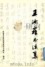 王汝霖书法集   1992  PDF电子版封面    陶耀明主编 