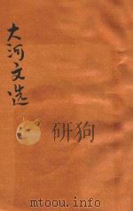 大河文选  第4册   1943  PDF电子版封面    庞南州，李丽生，李逸生等编选 