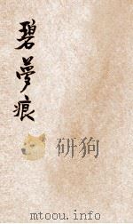 碧梦痕  言情小说     PDF电子版封面     