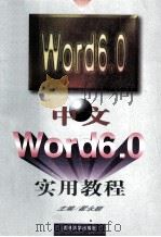 中文Word 6.0实用教程   1997  PDF电子版封面  7560120261  翟永顺主编 