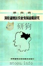 湖南省洞庭湖地区农业发展战略研究   1983  PDF电子版封面     