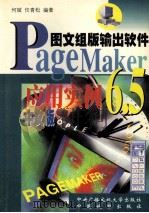 PageMaker 6.5应用实例  中文版   1999  PDF电子版封面  7304018208  何斌，任青松编著 